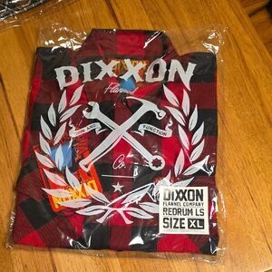DIXXON Redrum Red and Black Plaid Shirt